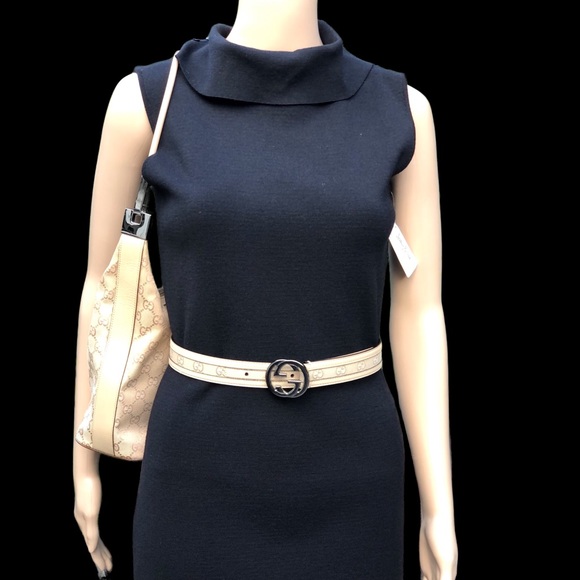 Gucci beige logo monogram belt - Picture 11 of 16